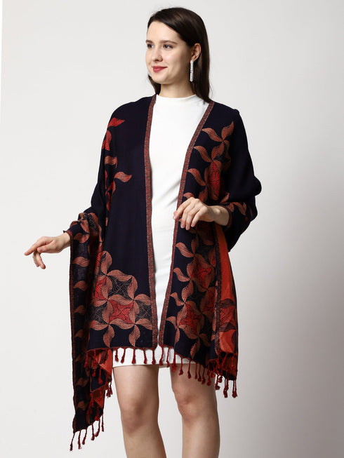 Women's Jamawar Wool Stole